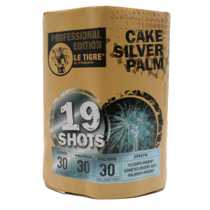 Pro edition Cake Silver Palm 19 shots 40 sec