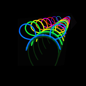 Casques Bunny jaune fluo