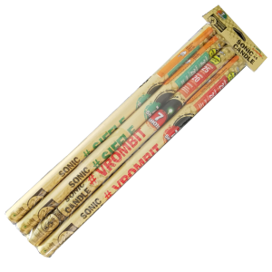 Sachet de 4 chandelles "SONIC CANDLE" XXL