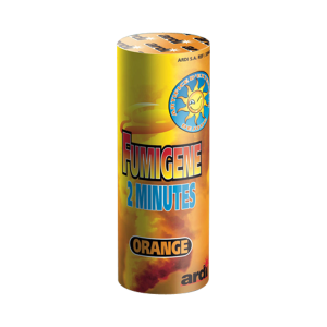 Fumigène 2 minutes de la marque Ardi - fumée épaisse pour supporter mariage anniversaire - couleur : orange
