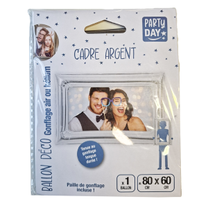 BALLON CADRE ARGENT