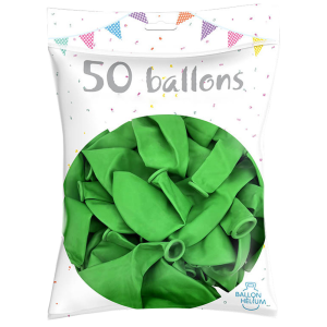 Ballons couleurs biodégradables x 50 Verts