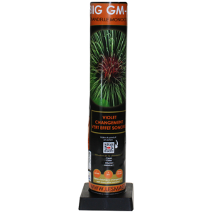 Chandelle Monocoup sur Socle BIG GM-7 Violet