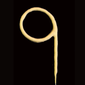 Cierge magique en forme de chiffre 9