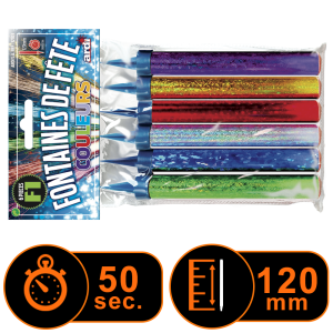 6 fontaines de couleurs