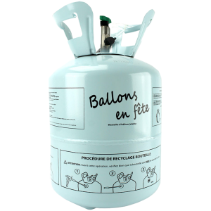 Grande bonbonne d'hélium jetable