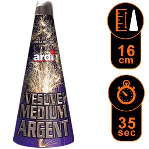 Volcan Médium argent